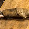 Bone, crystal, feathers, wood, deer fur, glue