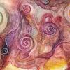 Watercolor and colored pencil