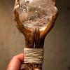 Turkey feet, quartz, twine