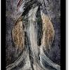 Watercolor, acrylic, coal, coffee, pastel, pen, Photoshop